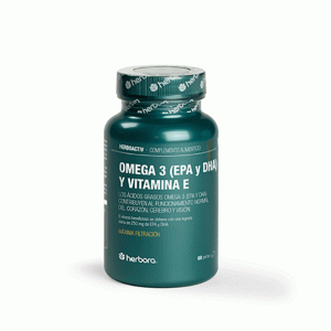 Omega 3 EPA y DHA vitamina E Herbora